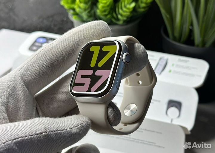 Apple Watch s9 41mm (2 ремешка)