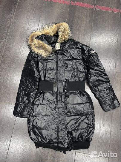 Пуховик moncler женский длинный