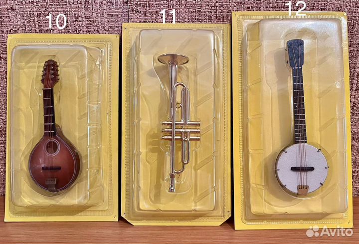 Музыкальные инструменты в миниатюре