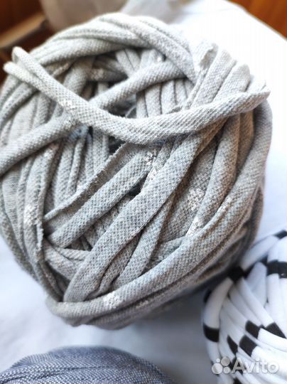 Трикотажная пряжа принт