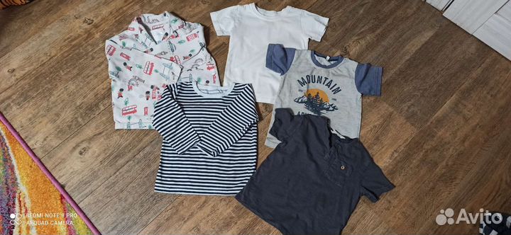 Детские вещи пакетом на мальчика 98