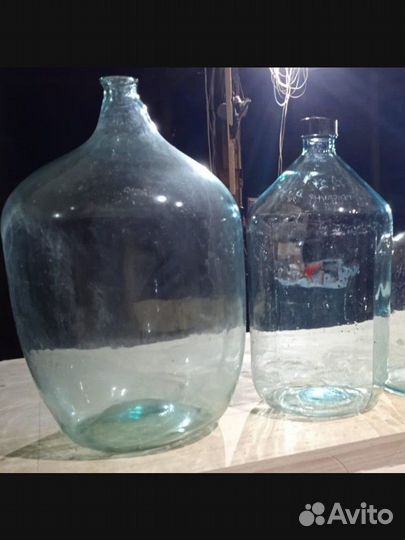 Бутылки большие 30 и 19 литров