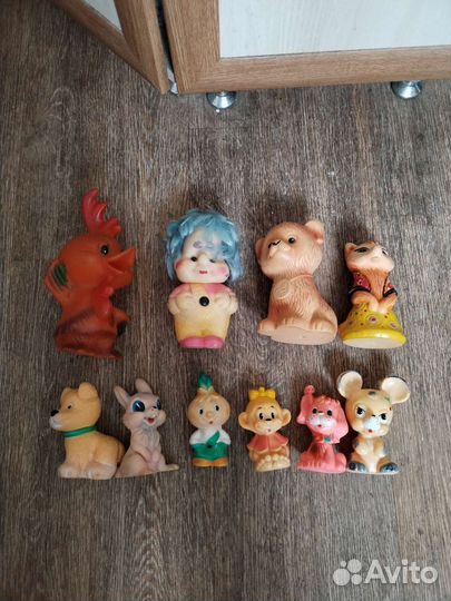 Резиновые игрушки СССР