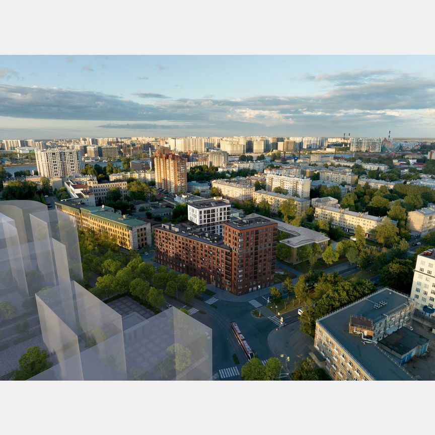 2-к. квартира, 58 м², 12/12 эт.