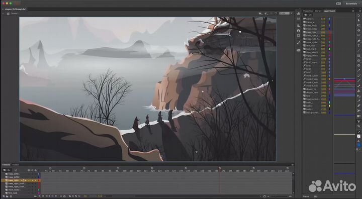 Adobe Animate 2023 на Windows/Mac Бессрочная лицен