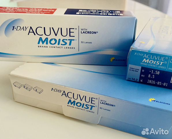 Линзы контактные однодневные -1,50