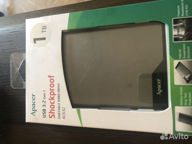 Новый Внешний жёсткий диск Apacer 1TB