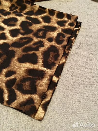 Брюки леопард. 48 размер