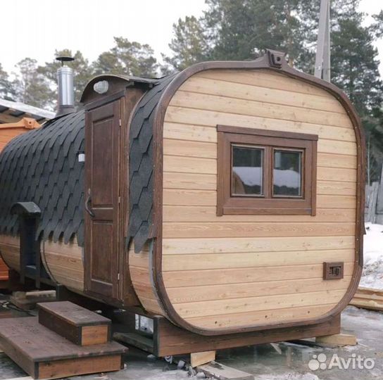 Баня бочка 6 м