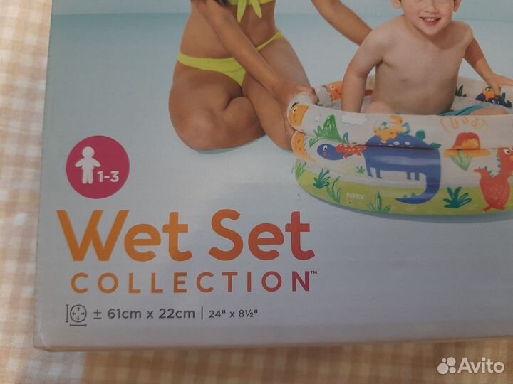 Детский надувной бассейн новый