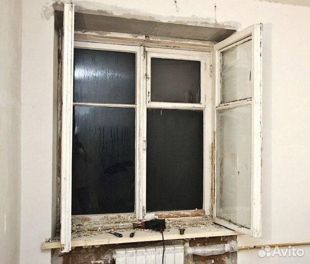 Ремонт деревянных окон любой сложности и утепление