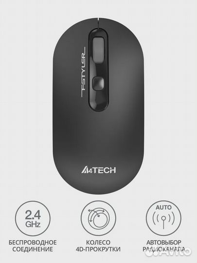 Мышь A4Tech Fstyler FG20 Grey