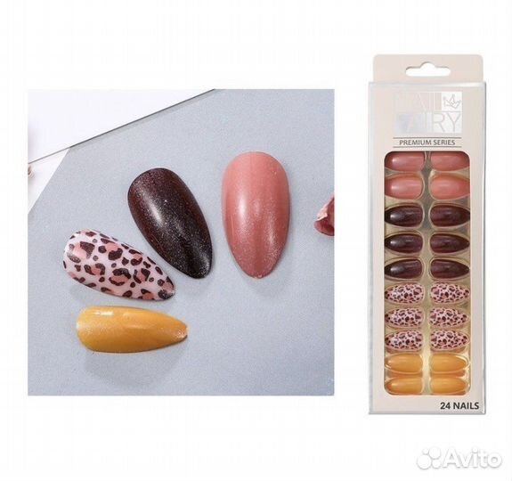 Накладные ногти длинные