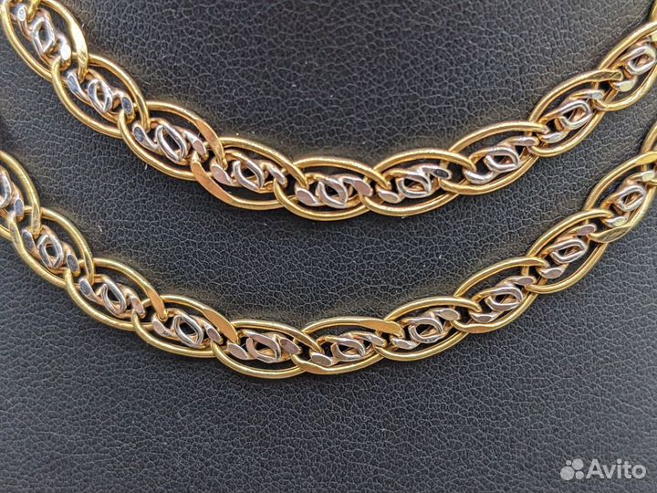 Золотая цепь 585 пробы массой 12.03 массой(55см)