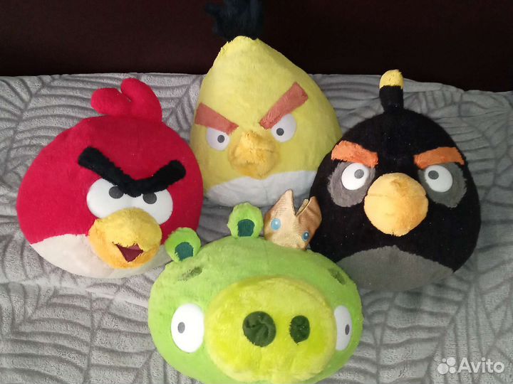 Пакет Angry Birds игрушки мягкие