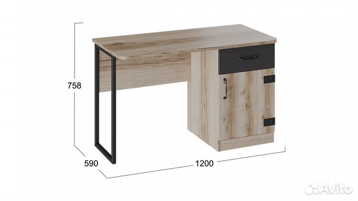 Стол письменный с ящиком 