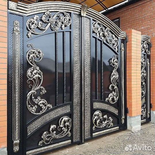Кованые ворота и калитки под ключ