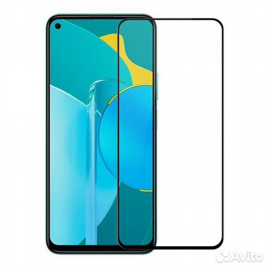 Защитное стекло 9D Huawei Honor 30S (черный)