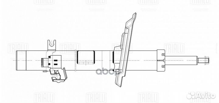 Амортизатор для а/м Nissan X-Trail (14) (стойк