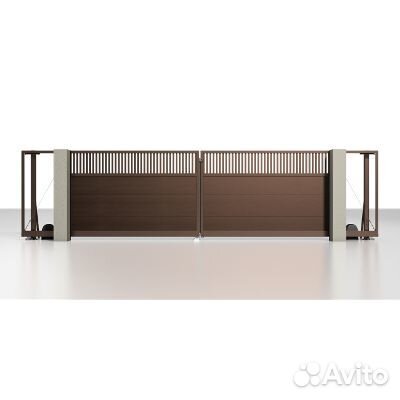 Откатные ворота под ключ