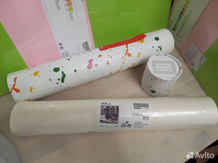 Икея тубус и рулон для рисования 30 метров