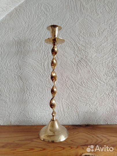 Подсвечник латунь СССР