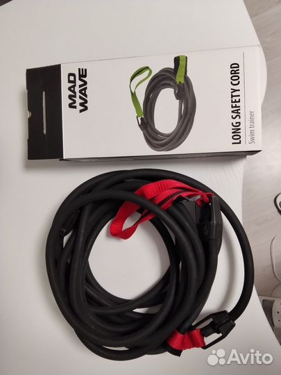 Резина плавание Long Safety Cord Mad Wave 5.4-14.1