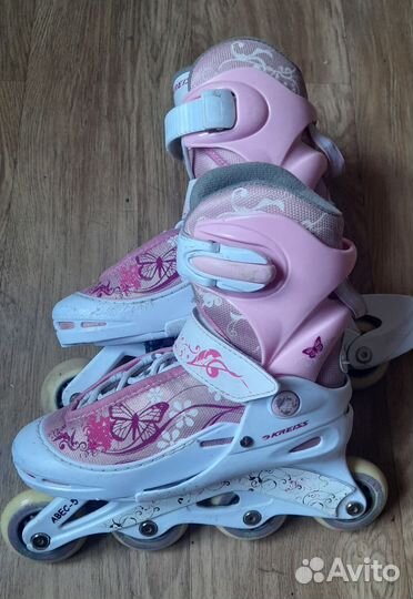 Роликовые коньки детские раздвижные 30-33 р-р