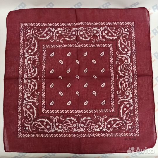 Бандана с узором Пейсли 11034, размер 52*52 см