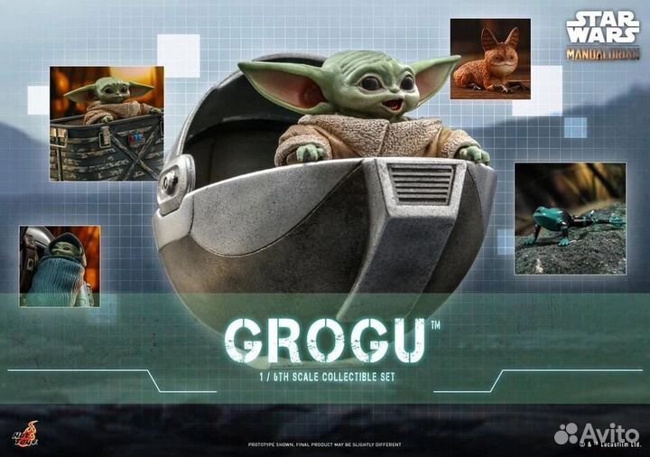 Hot Toys - TMS043 Grogu 1/6 set