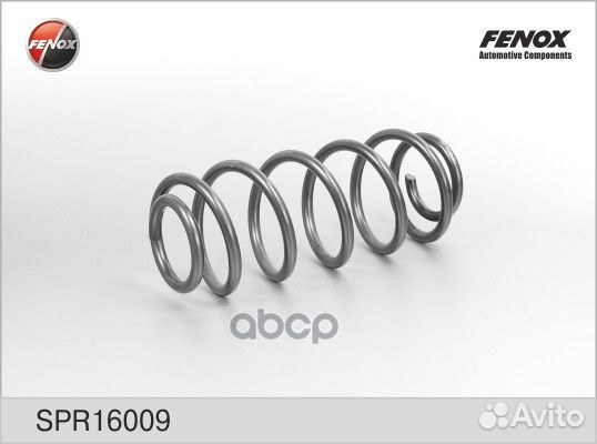 Пружина подвески зад прав/лев SPR16009 fenox