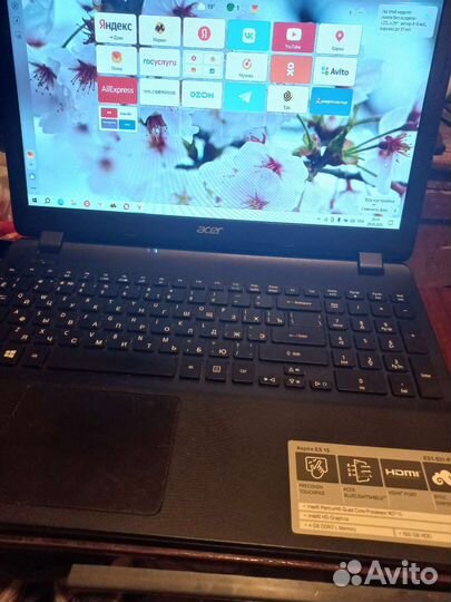 Продам ноутбук acer es1-531