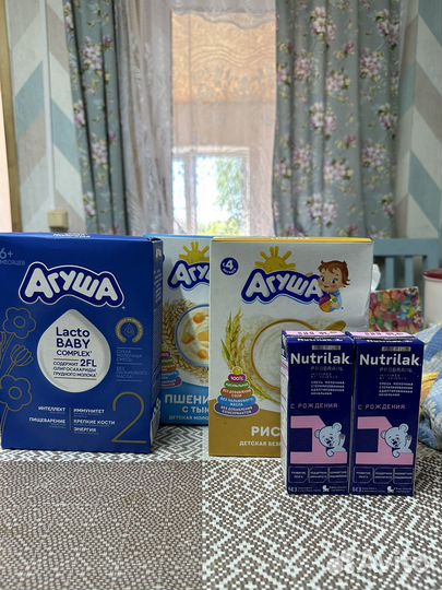 Набор Смесь агуша 2 / детское питание
