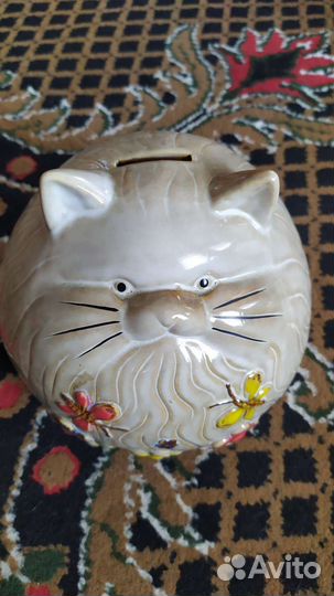 Новая большая копилка котик