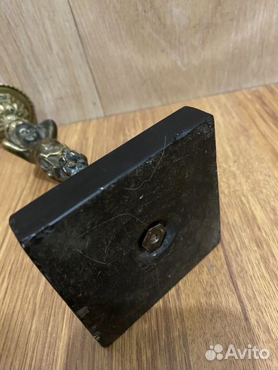 Подсвечник бронза антиквариат