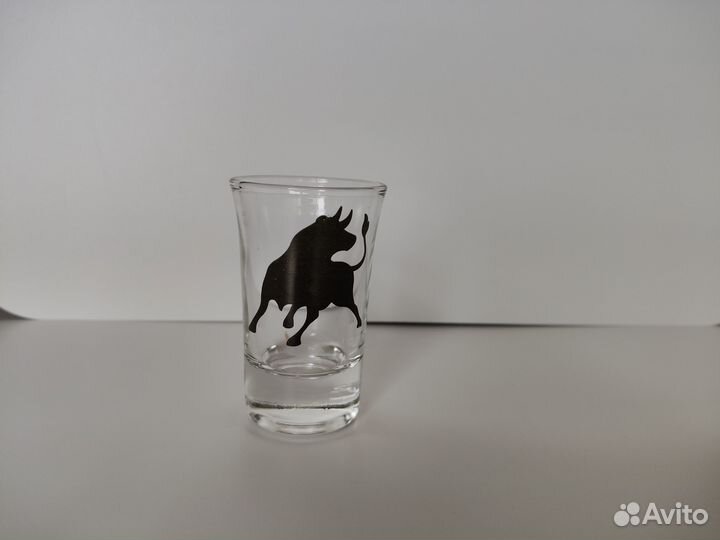 Стопка из Испании с рисунком Бык Коррида
