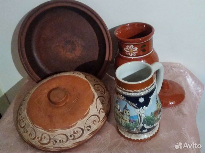 Посуда и вазы из керамики СССР