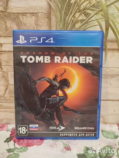 Диск Shadow of the Tomb Raider для ps4