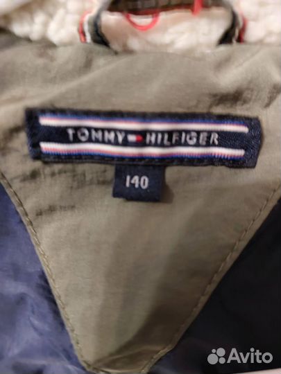 Куртка зимняя рост 140 tommy hilfiger