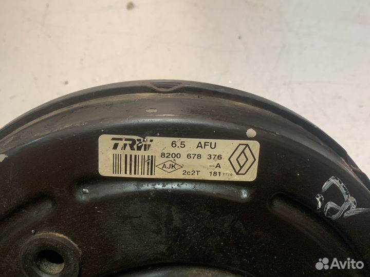 Вакуум тормозной renault scenic 2