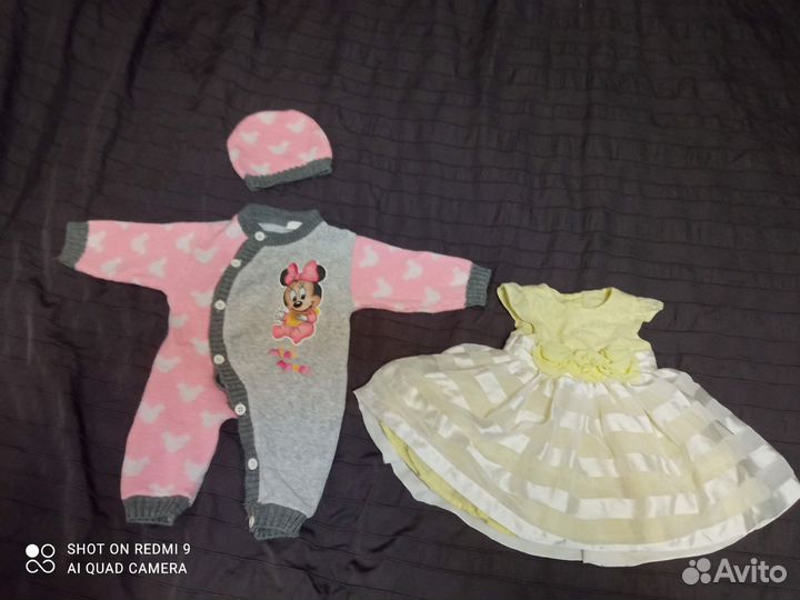 Детские вещи пакетом на девочку 62- 68