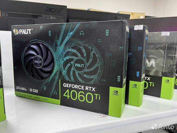 Видеокарты новые 3050/3060/4060/4060ti/4070