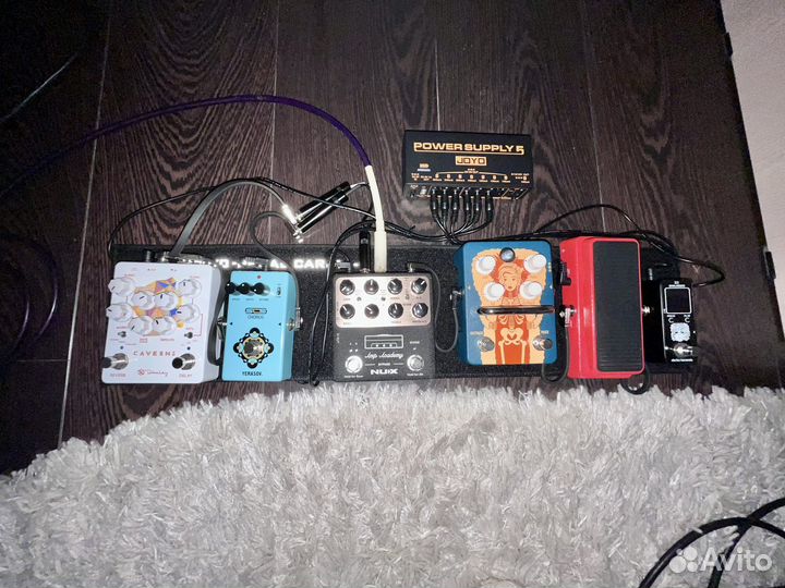 Педалборд готовый, гитарные педали