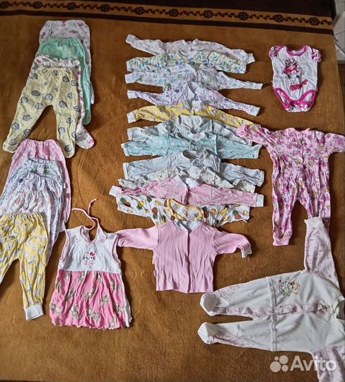 Детская одежда для девочек пакетом