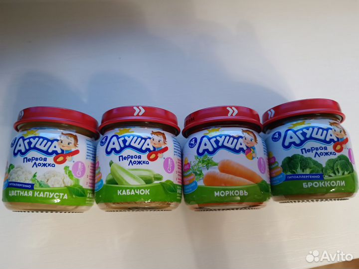 Овощное пюре агуша