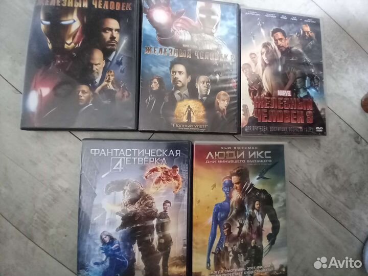 DVD диски, триллеры, боевики, комедии, сказка