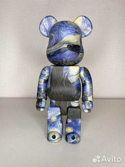 Bearbrick 400 28 см Van Gogh Starlight Night