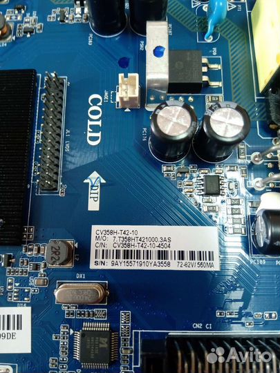 Hartens HTS-43FHD03B-S2 разбор Main CV358H-T42