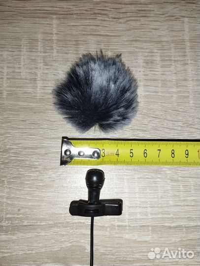 Ветрозащита меховая петличного микрофона (2 шт)