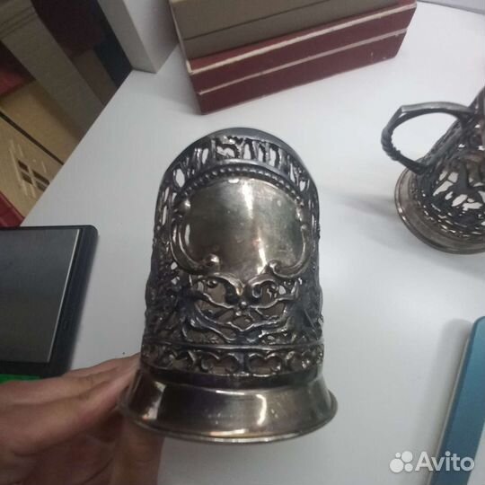 Подстаканник серебро